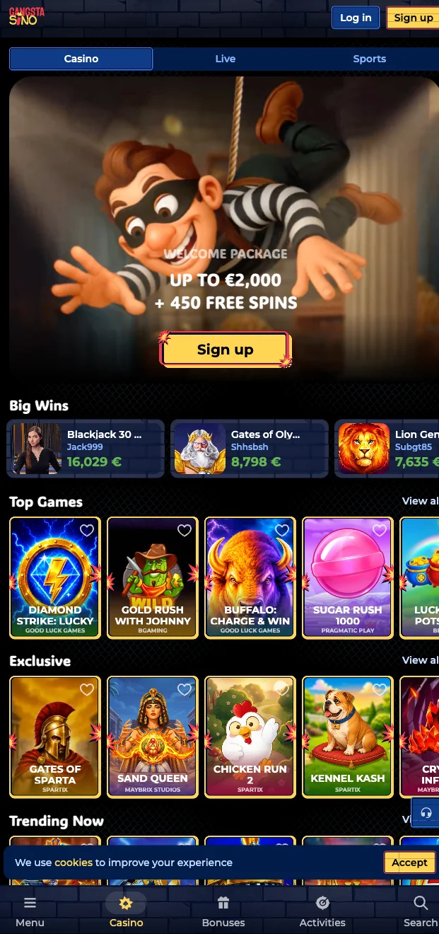 Gangstasino Mobil Spielen